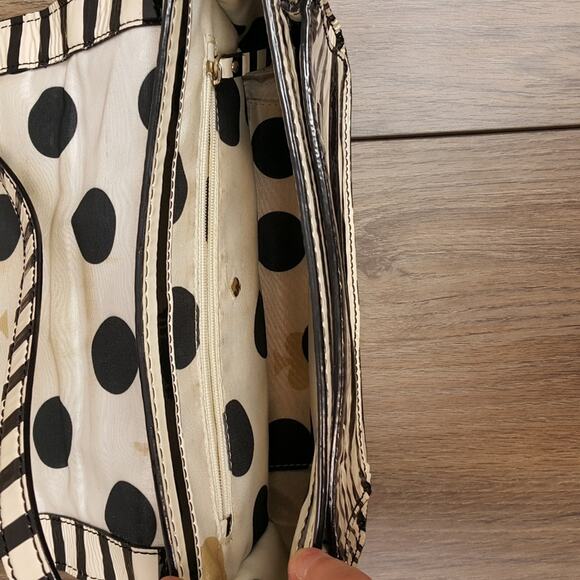 Kate Spade striped crossbody purse - Picture 5 of 7